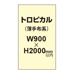 トロピカル （薄手布系）【W900?H2000mm以内】