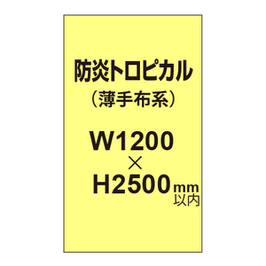 防炎トロピカル （薄手布系）【W1200?H2500mm以内】