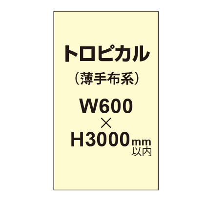 トロピカル （薄手布系）【W600?H3000mm以内】