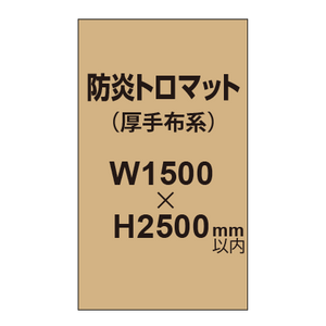 防炎トロマット （厚手布系）【W1500?H2500mm以内】