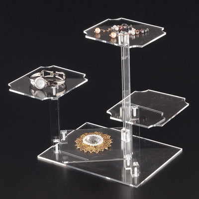 高級ジュエリー什器 リングスタンド25点＆ベース板1枚セット ディスプレイ リングスタンド・指輪什器 アクセサリー 展示｜誉PRINTING