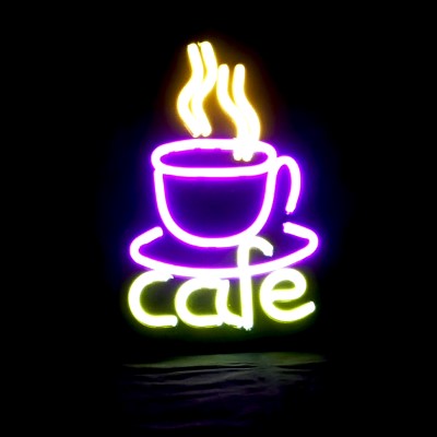 ネオン風LEDライト cafe