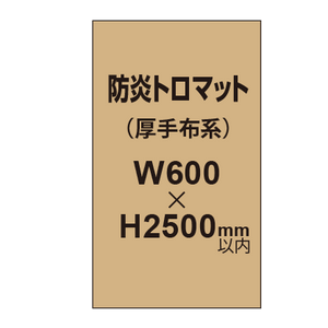 防炎トロマット （厚手布系）【W600?H2500mm以内】