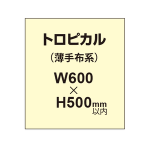 トロピカル （薄手布系）【W600?H500mm以内】