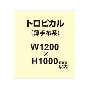 トロピカル （薄手布系）【W1200?H1000mm以内】