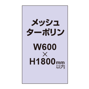 メッシュターポリン印刷 600×1800