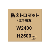 防炎トロマット （厚手布系）【W2400?H2500mm以内】