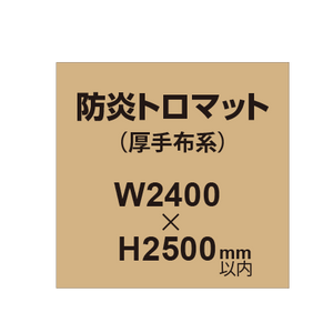 防炎トロマット （厚手布系）【W2400?H2500mm以内】