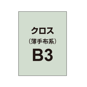 【クロス/薄手布系】B3（2枚以上のご注文で承ります）