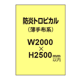 防炎トロピカル （薄手布系）【W2000?H2500mm以内】