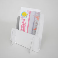 ◆パンフレットスタンド A4三つ折りサイズ 1段 3個セット｜誉PRINTING