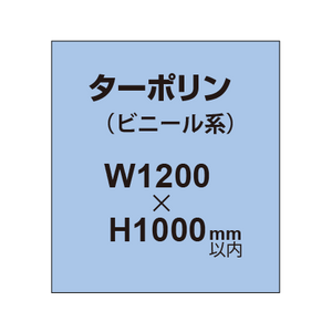 ターポリン印刷【W1200×H〜1000mm以内】