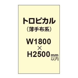 トロピカル （薄手布系）【W1800?H2500mm以内】