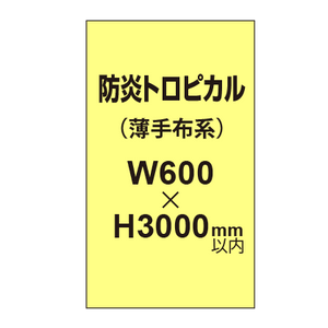 防炎トロピカル （薄手布系）【W600?H3000mm以内】