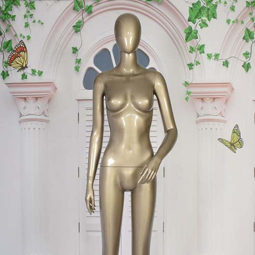 シャンパンゴールド全身女性マネキン 衣類展示向け | 店舗什器の通販 