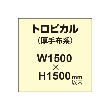 トロピカル （薄手布系）【W1500?H1500mm以内】