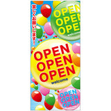 フルカラー店頭幕-GNB OPENOPENOPEN(トロマット)