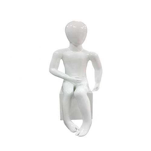 女性用全身マネキン シルバーグレーで着脱可能なパーツ付き | 店舗什器