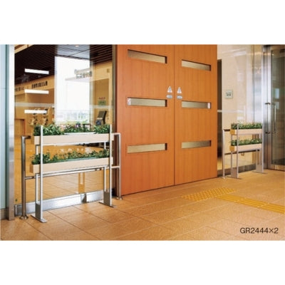 スリムパーテーショングリーン アーチ2段ラインタイプ｜誉PRINTING