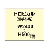 トロピカル （薄手布系）【W2400?H500mm以内】