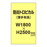 防炎トロピカル （薄手布系）【W1800?H2500mm以内】