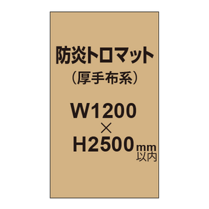 防炎トロマット （厚手布系）【W1200?H2500mm以内】