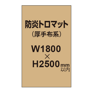 防炎トロマット （厚手布系）【W1800?H2500mm以内】