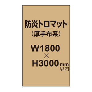 防炎トロマット （厚手布系）【W1800?H3000mm以内】