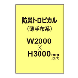 防炎トロピカル （薄手布系）【W2000?H3000mm以内】