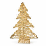 LEDクリスマスツリーオブジェ 100cm ゴールド装飾 商品画像｜誉PRINTING
