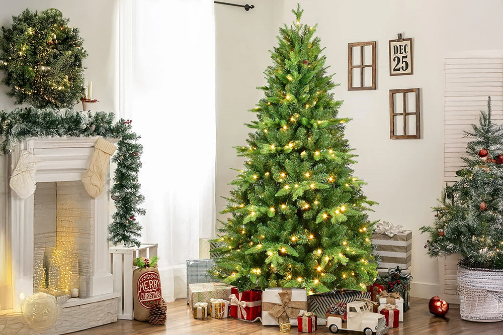 クリスマスツリー 6.5フィート 大きい 2m Amazon.co.jp: クリスマス 