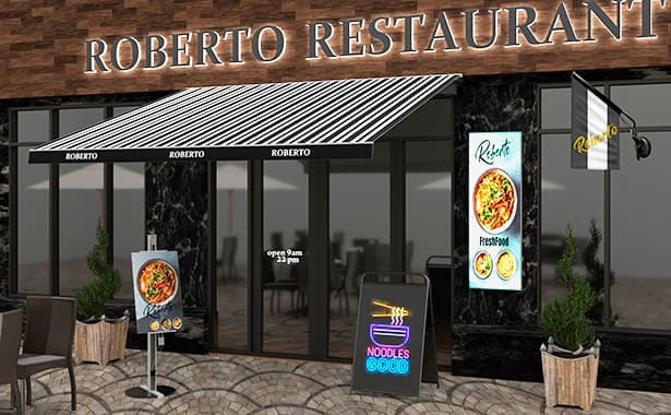 シーン：飲食店｜誉PRINTING