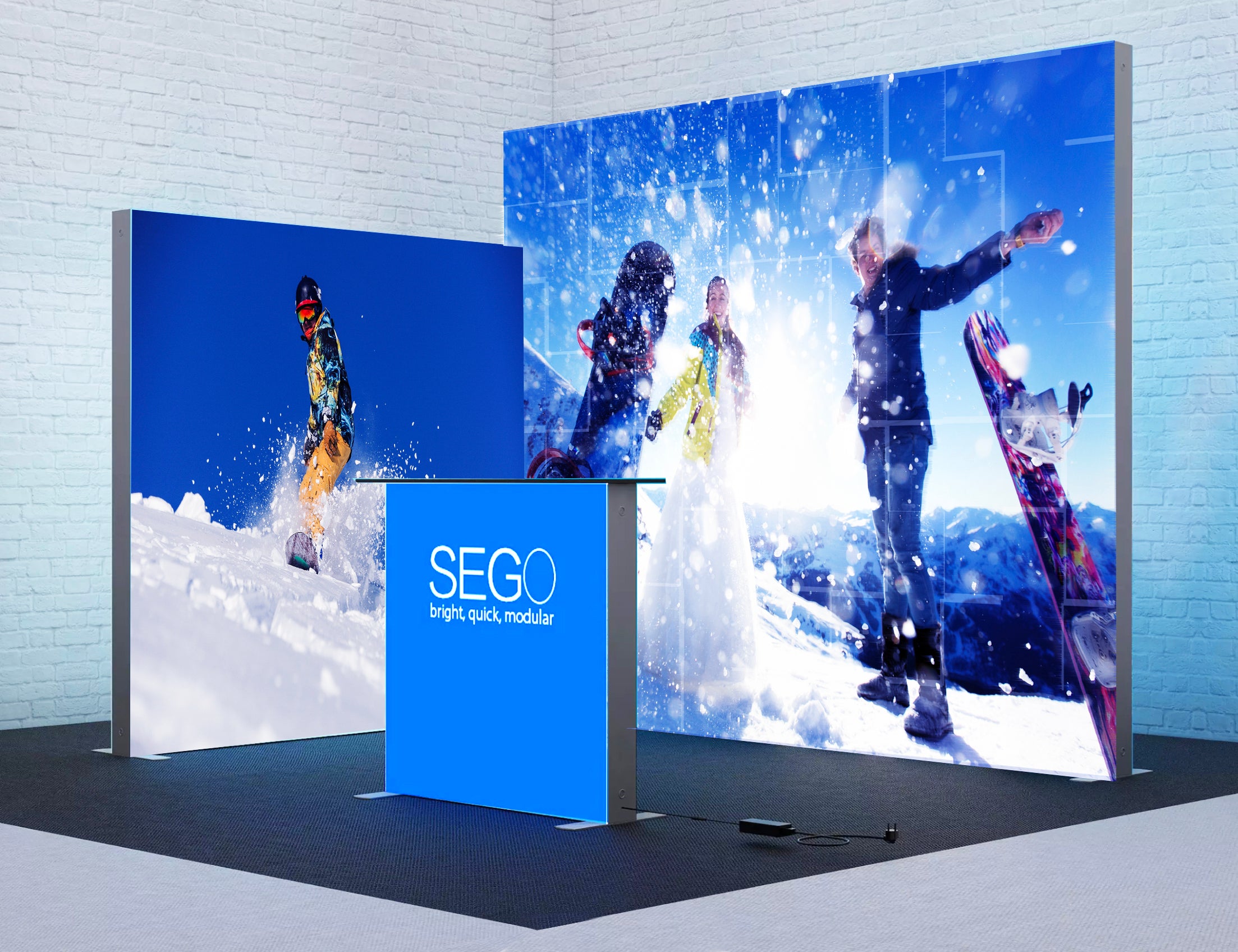 セゴライトボックスセット (1小間用)｜展示会ブースディスプレイ