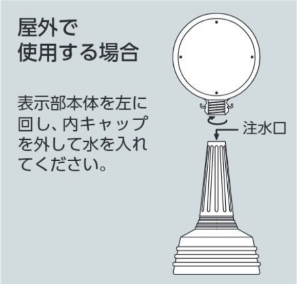 サインタワー Bタイプ｜本体｜屋外用