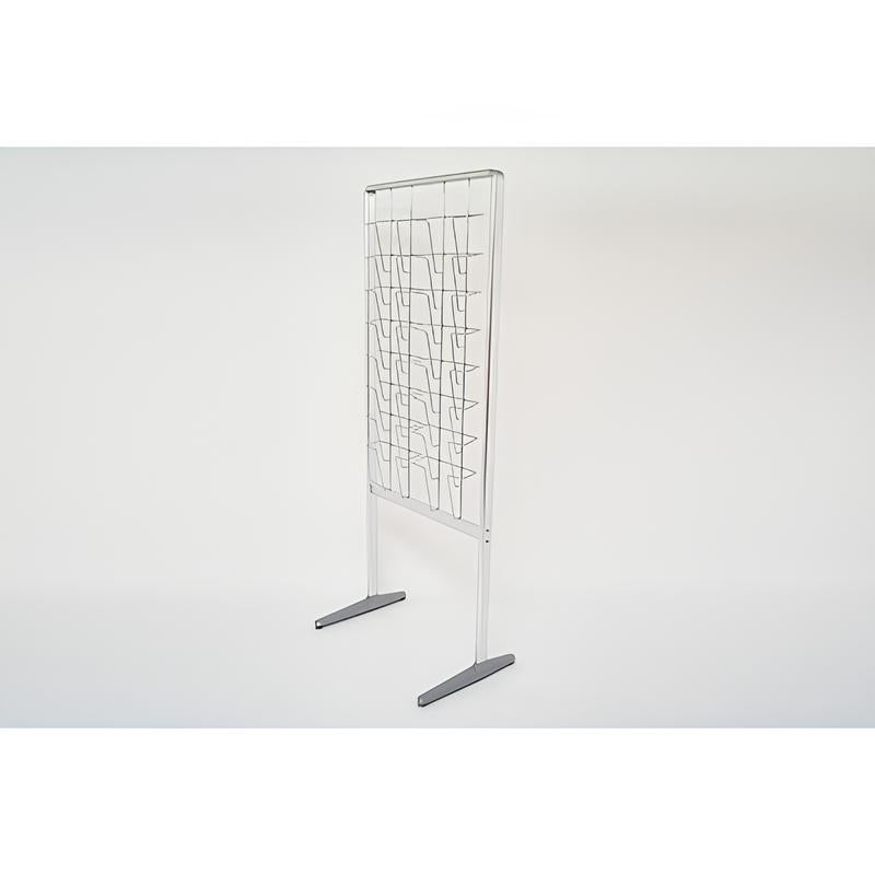 ABCD　送料込み　店舗什器　ガラス製5段棚　アンティークゴールドフレーム 107786-3.jpg