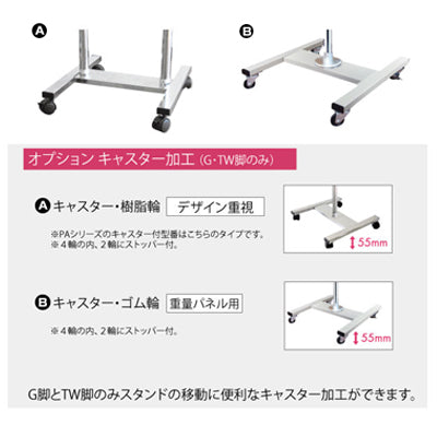 PAパネルスタンドコンビ（A1/A2/B3/B1サイズ対応）