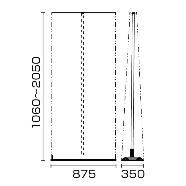 屋外用両面ロールアップバナー ダブルロール850