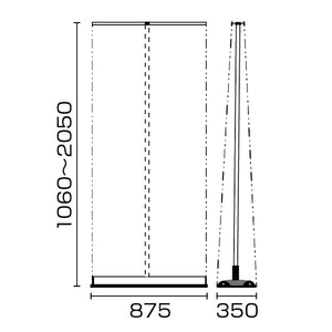 屋外用両面ロールアップバナー ダブルロール850