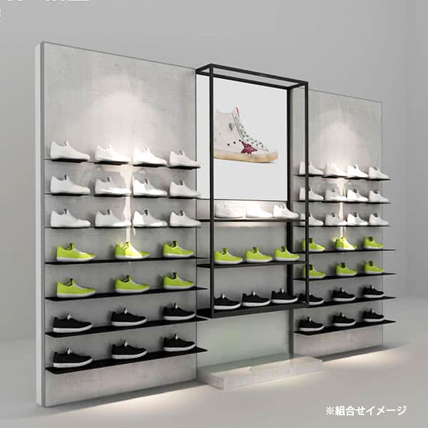 プリングルス 半円型 アイアンラック スチールラック 飾り棚