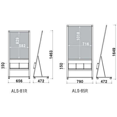 ラック付L型フロアサイン （A1/B1対応）