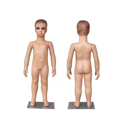 子供用全身マネキン リアルフェイスで自然な展示 | 店舗什器の通販なら