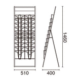 カタログスタンド A4 10段 2列