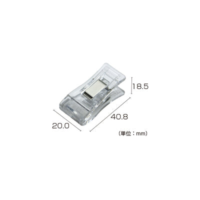 パイプクリップ SK-5 透明（10コセット）