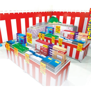 紅白幕 テトロントロピカル (縫合せ) 5間 180cm×8.9m-01400503A｜誉PRINTING