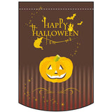 変形タペストリー&フラッグ-GNB Happy HALLOWEEN(茶) (円カット)(3コ入)