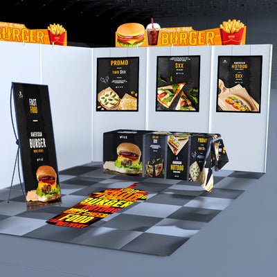 セットディスプレイ ブースセットA【１小間用（3ｍ×3ｍ）】｜誉PRINTING