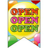 変形タペストリー&フラッグ-GNB OPEN OPEN OPEN (3コ入)