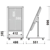 電子サイネージ用 ロータイプスタンド 32型用