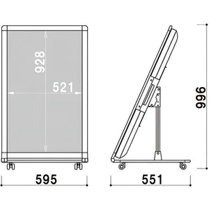 電子サイネージ用 ロータイプスタンド 43型用