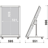 電子サイネージ用 ロータイプスタンド 43型用